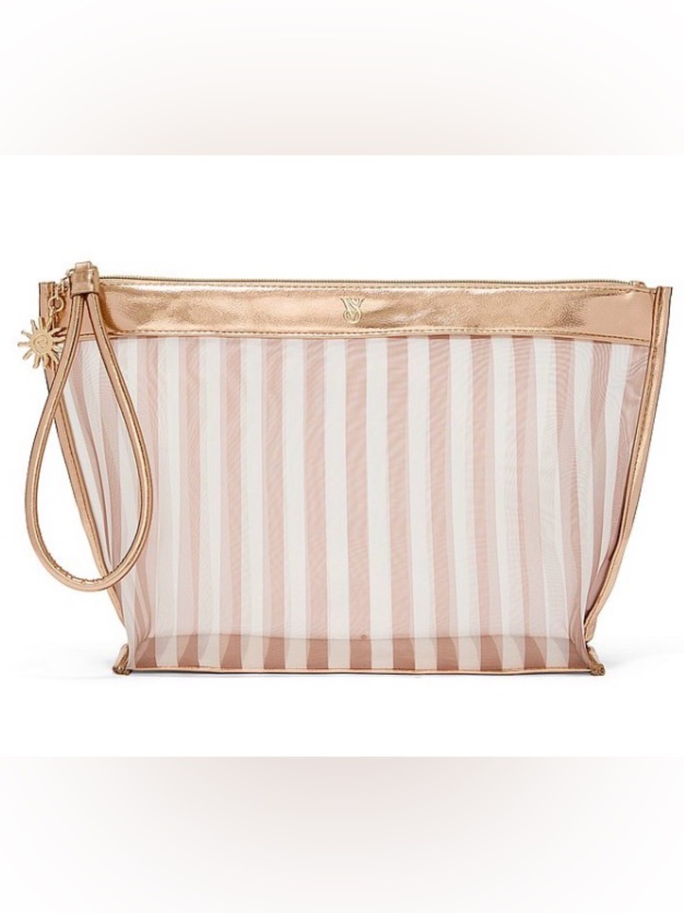 NIP Victoria’s Secret Bronze Wristlet Beauty Pouch